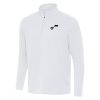 Antigua Utah Jazz White Fabulous Intent Quarter Zip Top