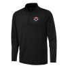 Antigua Washington Wizards Black Reprocess Quarter Zip Elegant Top