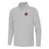 Antigua Washington Wizards Gray Twine Stylish Quarter Zip Top
