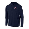 Antigua Washington Wizards Heather Navy Tidy Elegant Quarter Zip Hoodie