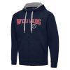 Antigua Trendy Washington Wizards Navy Big & Tall Victory Full Zip Hoodie Jacket