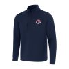 Antigua Washington Wizards Navy Insider Quarter Zip Fabulous Top