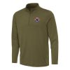 Antigua Washington Wizards Olive Reprocess Quarter Zip Trendy Top