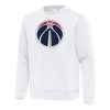 Antigua Washington Wizards White Trendy Relevant Pullover Sweatshirt