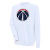Antigua Washington Wizards Premium White Victory Pullover Sweatshirt