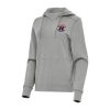 Antigua Washington Wizards Women's Heather Gray Chic Justice Pullover Hoodie