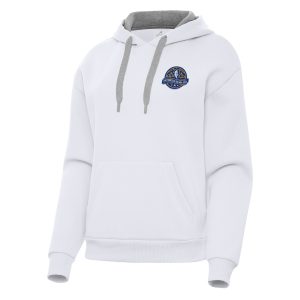 Antigua Women's White Fabulous 2025 NBA All Star Game Victory Pullover Hoodie