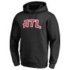 Atlanta Hawks Black Alternate Logo Unique Pullover Hoodie