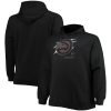 Atlanta Hawks Black Big & Unique Tall Pop Pullover Hoodie