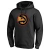 Atlanta Hawks Fabulous Black Hardwood Pullover Hoodie