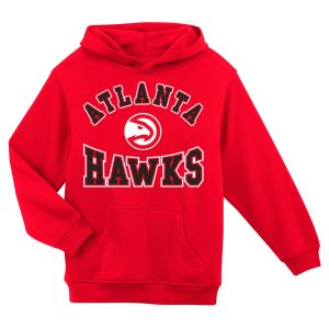 Atlanta Hawks Preschool Red Home Town Pullover Fleece Premium Hoodie