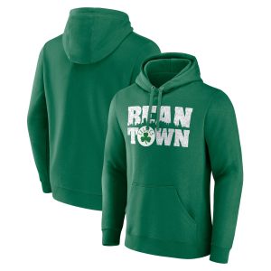 Boston Celtics Kelly Green Chic Announcer Pullover Hoodie