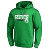 Boston Celtics Kelly Green Onside Stripe Pullover Premium Hoodie