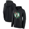 Boston Gorgeous Celtics Women's Black Primary Logo Pullover Hoodie