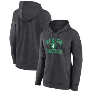 Boston Celtics Women's Charcoal Overtime Pullover Hoodie Gorgeous