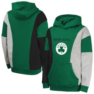 Boston Celtics Youth Green Ace In the Hole Pullover Hoodie Chic