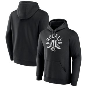Brooklyn Nets Black Announcer Pullover Hoodie Gorgeous