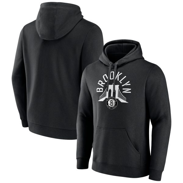 Brooklyn Nets Black Announcer Pullover Hoodie Gorgeous