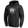 Brooklyn Elegant Nets Black Gradient Logo Pullover Hoodie