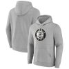 Brooklyn Premium Nets Gray Alternate Logo Pullover Hoodie