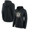 Brooklyn Nets Women's Black Chic Alternate Logo Pullover Hoodie