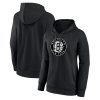 Brooklyn Gorgeous Nets Women's Black Team Primary Logo Pullover Hoodie