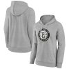 Brooklyn Nets Women's Gray Alternate Logo Pullover Hoodie Gorgeous