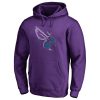 Charlotte Hornets Purple Elegant X Ray Pullover Hoodie