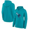 Charlotte Hornets Women's Teal Alternate Stylish Logo Pullover Hoodie