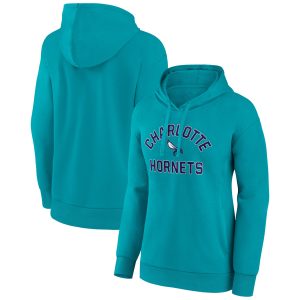 Charlotte Hornets Elegant Women's Teal Overtime Pullover Hoodie