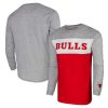 Chicago Bulls Heather Gray Unisex Loge Long Sleeve T Premium Shirt