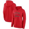 Chicago Bulls Women's Red Overtime Pullover Trendy Hoodie