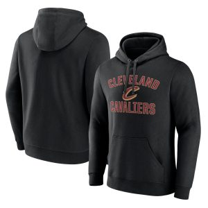 Cleveland Cavaliers Black Victory Arch Pullover Hoodie Unique