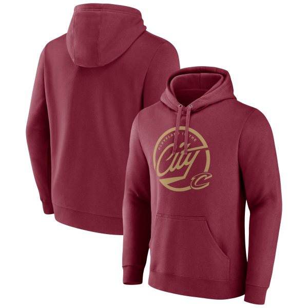 Cleveland Cavaliers Premium Wine Team Pride Pullover Hoodie