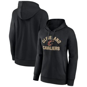 Cleveland Stylish Cavaliers Women's Black Overtime Pullover Hoodie
