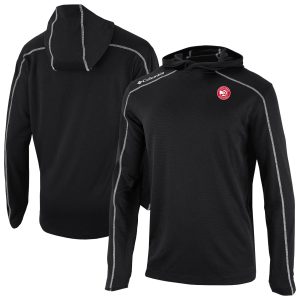 Columbia Atlanta Hawks Black Unique Omni Wick Shotgun Pullover Hoodie