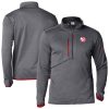 Columbia Atlanta Hawks Gray Park Chic View Half Zip Top