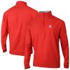 Columbia Atlanta Chic Hawks Red Bogey's Paradise Quarter Zip Pullover