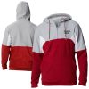 Columbia Atlanta Hawks Red Lodge Stylish Quarter Zip Hoodie