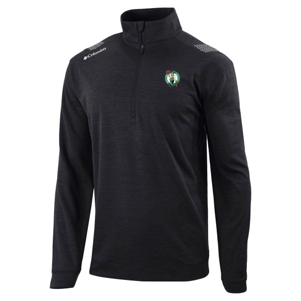 Columbia Boston Celtics Unique Black Oakland Downs Quarter Zip Pullover