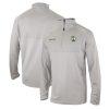 Columbia Boston Celtics Heather Gray Omni Wick Rockin' Unique It Quarter Zip Pullover Top