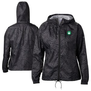 Columbia Boston Celtics Women's Black Trendy Flash Forward Windbreaker