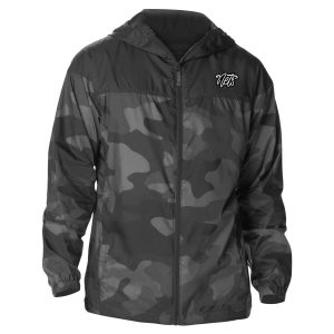 Columbia Brooklyn Nets Premium Black Camo Flash Challenger Windbreaker Full Zip Jacket