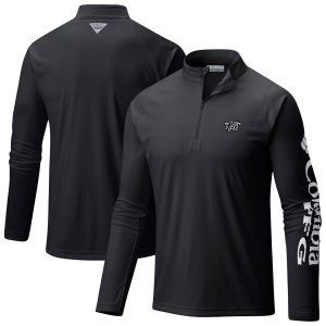 Columbia Brooklyn Nets Black Terminal Tackle Raglan Omni Shade Quarter Zip Jacket Chic