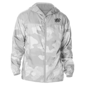 Columbia Brooklyn Nets Gray Fabulous Camo Flash Challenger Windbreaker Full Zip Jacket