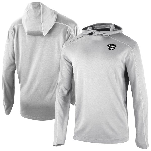 Columbia Brooklyn Premium Nets Gray Omni Wick Shotgun Pullover Hoodie