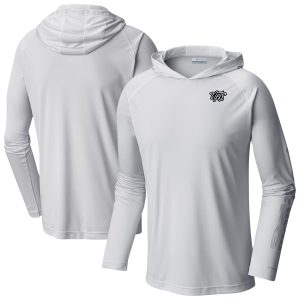 Columbia Brooklyn Nets White Terminal Tackle Long Gorgeous Sleeve Hoodie T Shirt