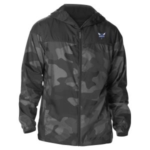 Columbia Charlotte Hornets Black Trendy Camo Flash Challenger Windbreaker Full Zip Jacket