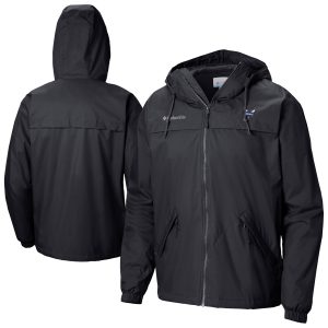 Columbia Charlotte Hornets Black Oroville Creek Lined Fabulous Full Zip Jacket