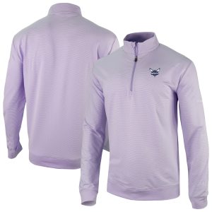 Columbia Charlotte Hornets Lavender Omni Wick Even Lie Quarter Zip Pullover Elegant